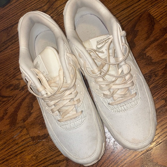 White Snakeskin Nike Air Max 90 - Picture 2 of 7